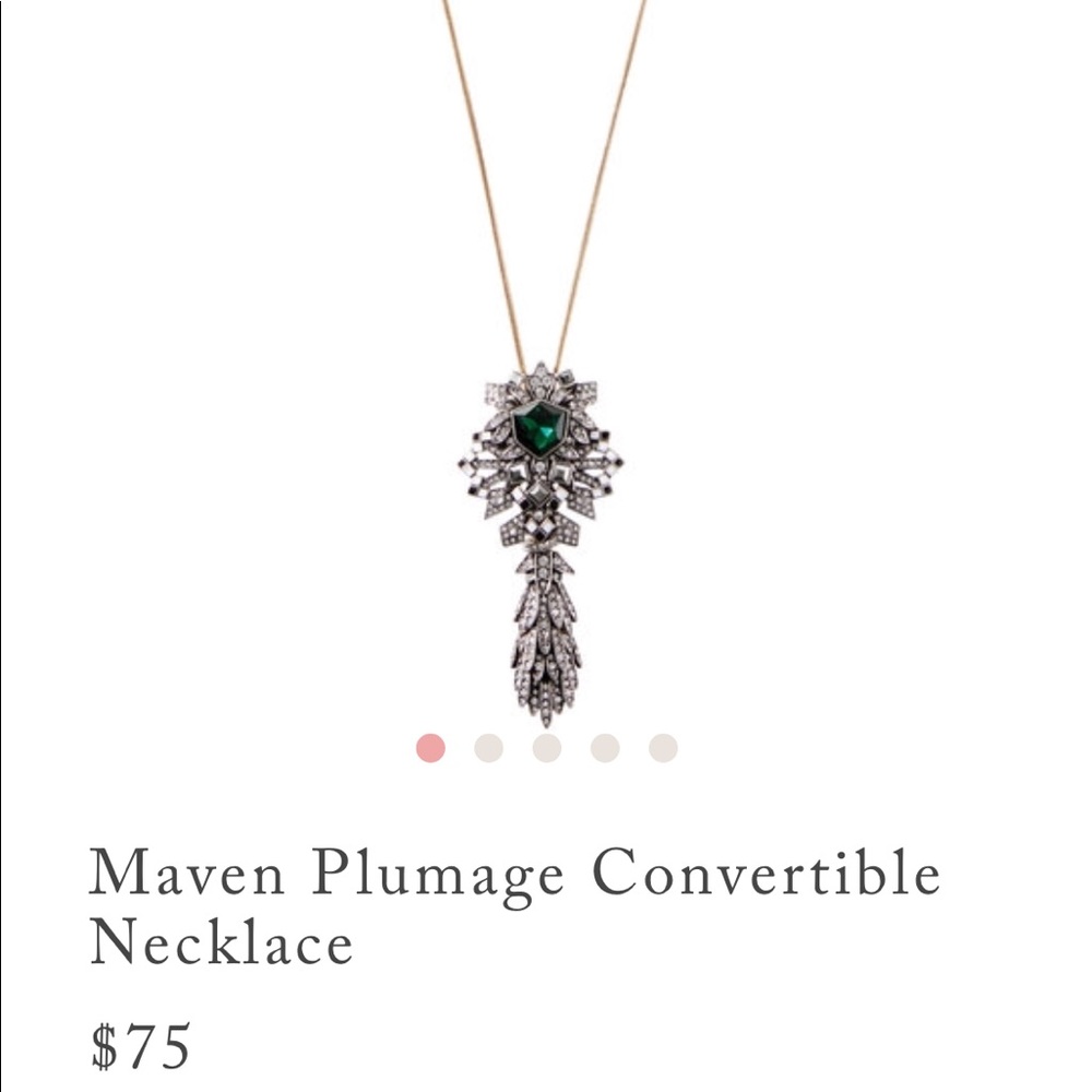 Chloe + Isabel Maven Plumage Convertible Necklace
